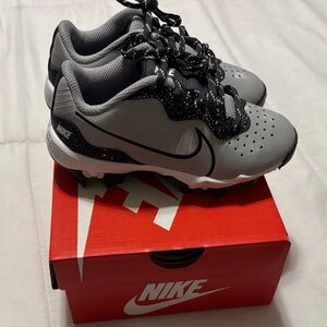 Nike Kids Gray and Black Athletic Sneakers